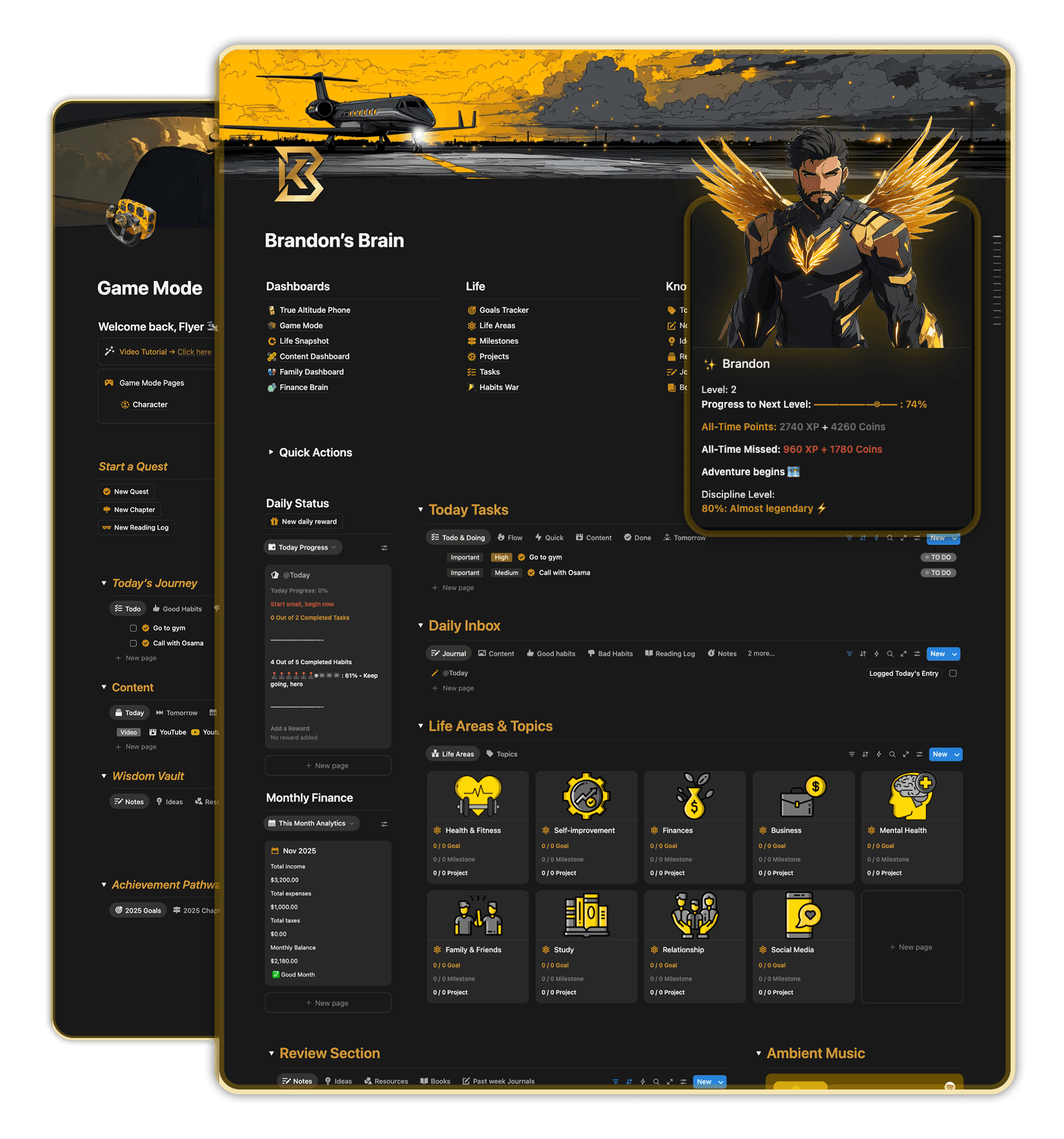 Notion Second Brain 6.0 Template