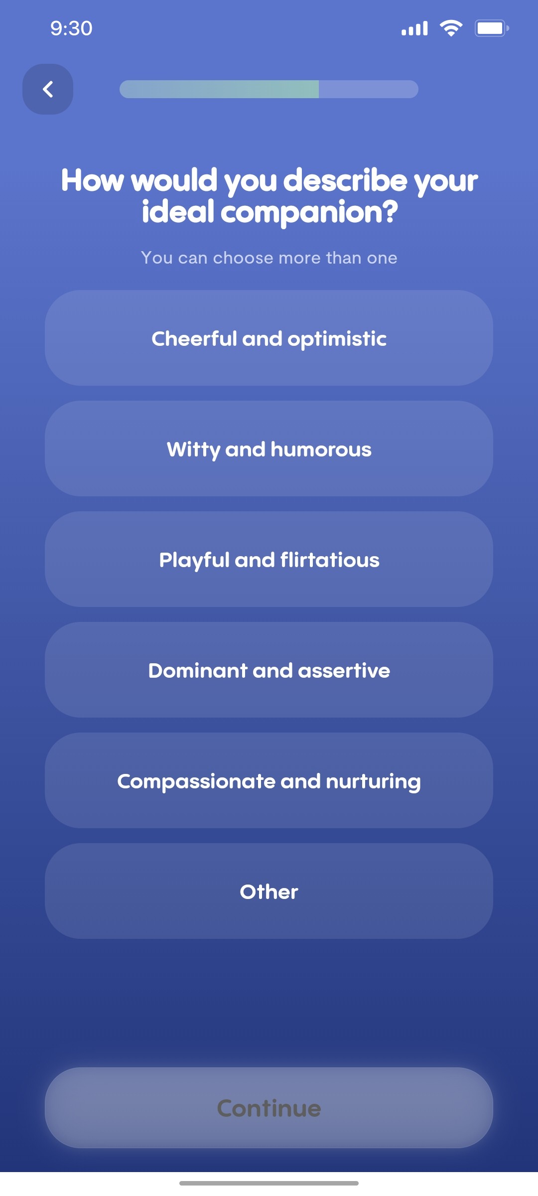 Replika Onboarding 18 screen