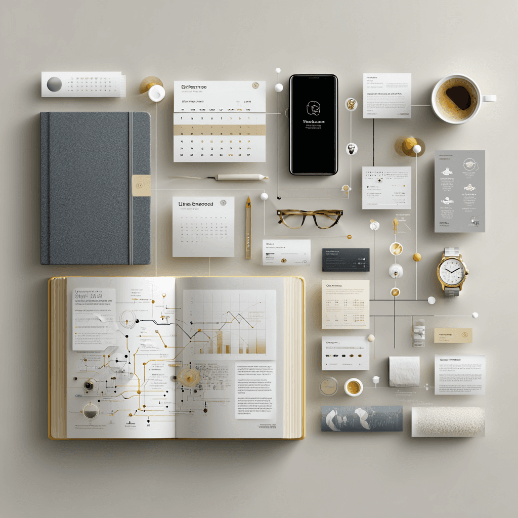 Calm nighttime illustration of a sleeping figure with layered sleep cycle waveforms showing sleep architecture and progression through REM and non REM stages.