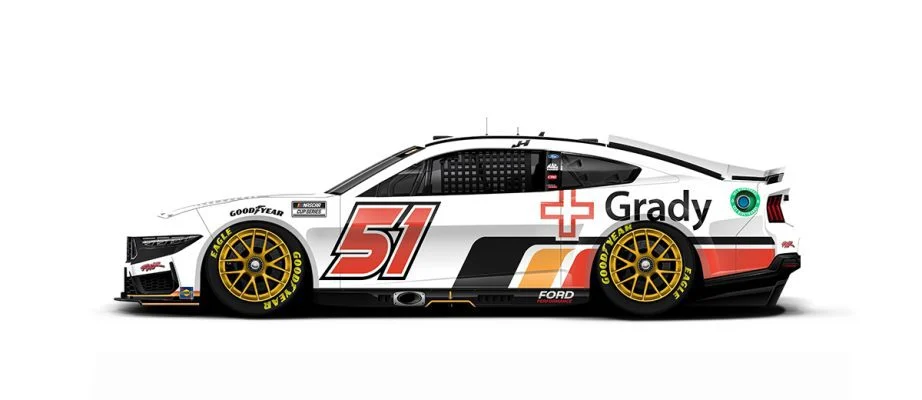 Justin Haley will drive the No. 51 Grady Health Ford.