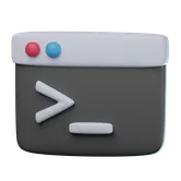 Free 3D terminal icon