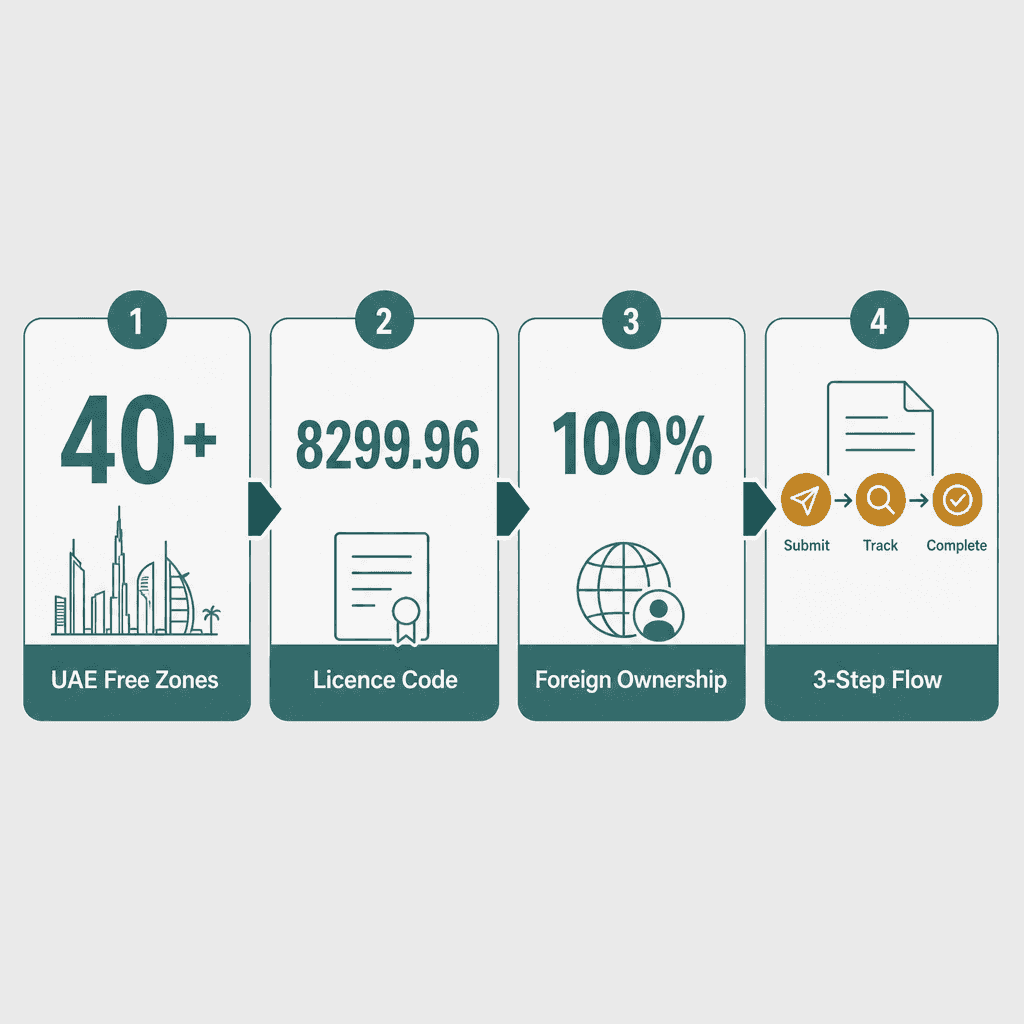 Infographic: Document Verification Follow- up Services Business License in Dubai