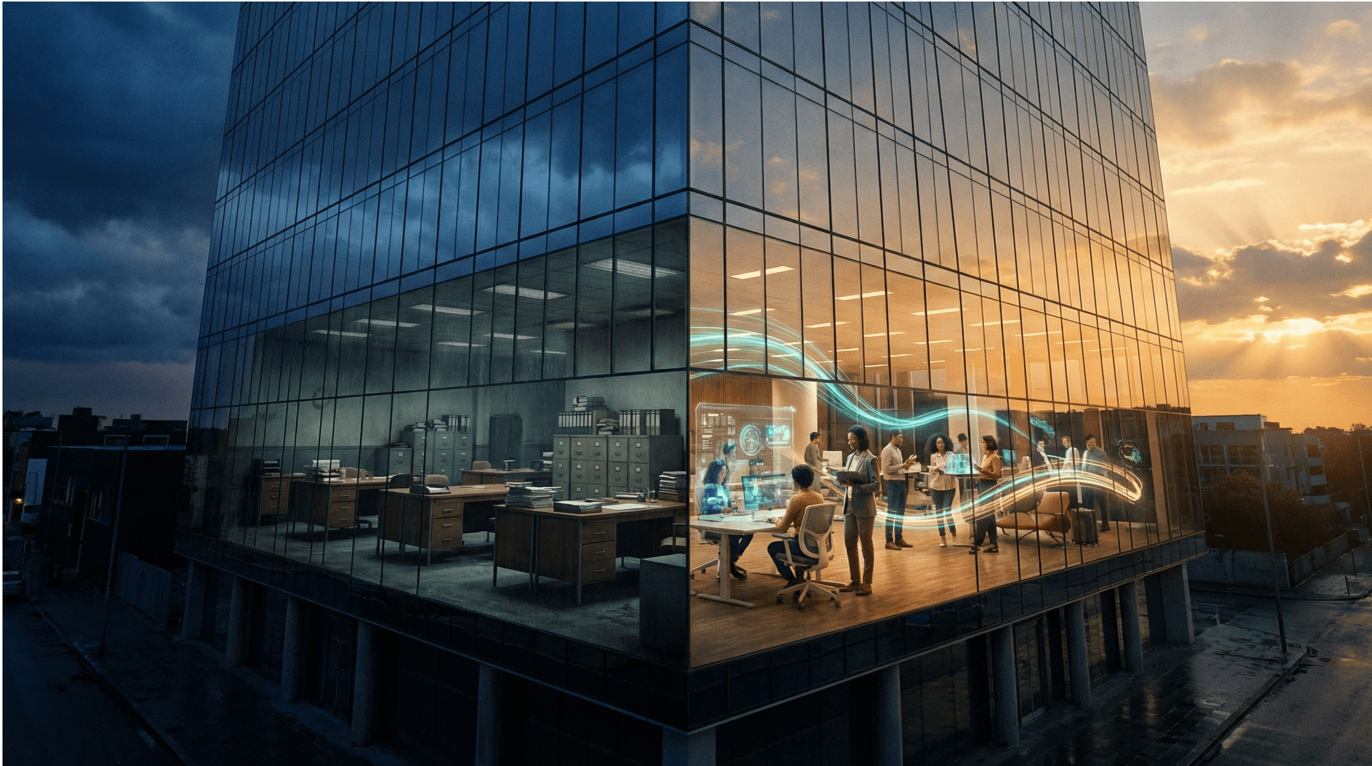 An image of a corporate building