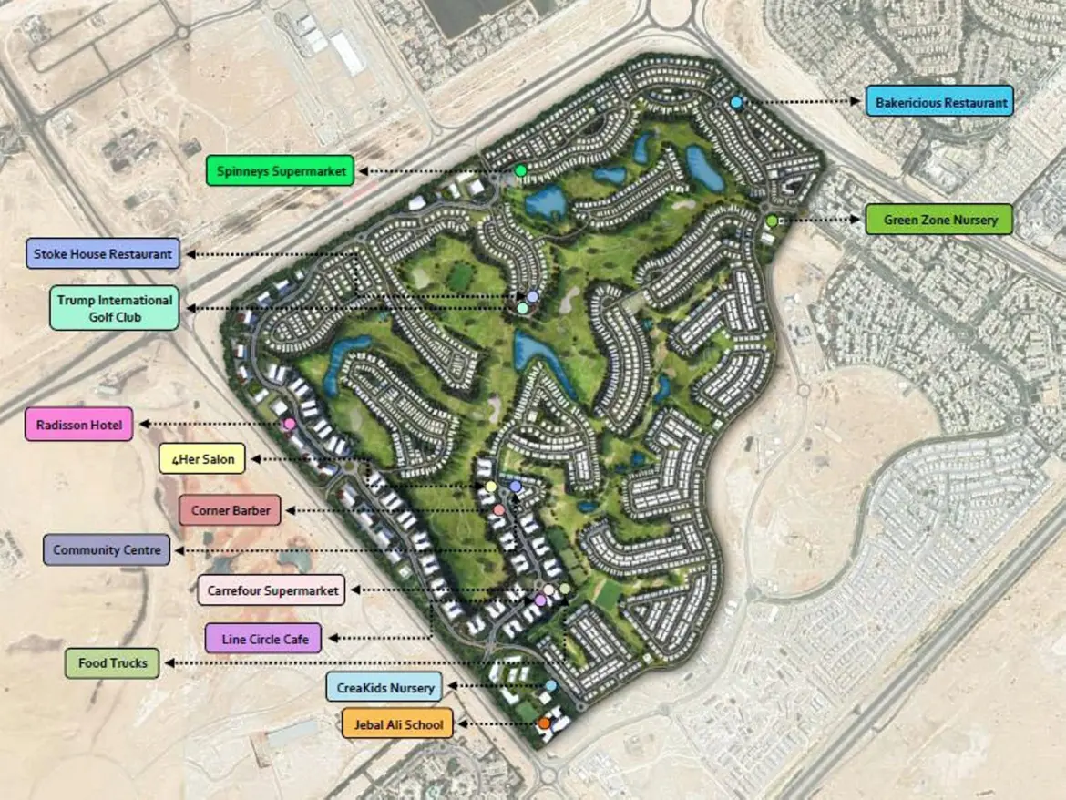 Damac Hills Master Plan