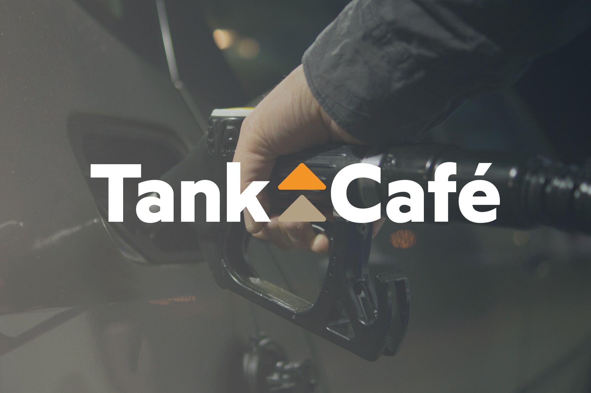 Logo čerpací stanice Tank Café – vizuál 1
