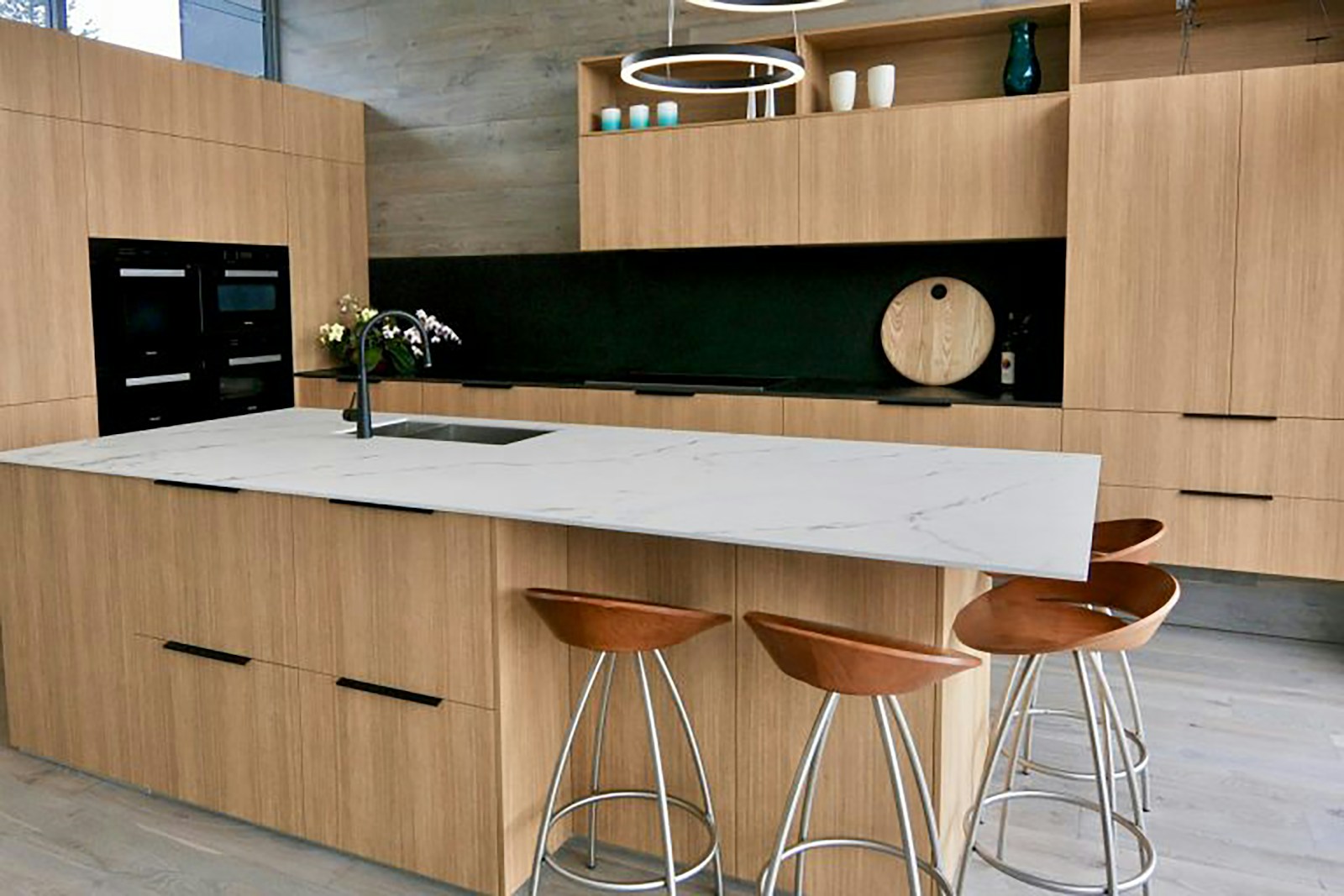 Modern Sunshine Coast kitchen renovation with a stone island