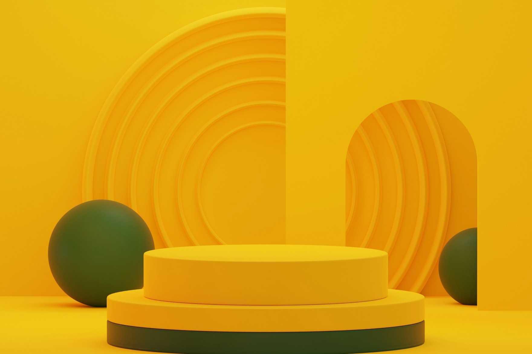 Abstract Realms Wallpaper in a desktop setting, showcasing a serene and surreal visual with minimalist elegance, ideal for enhancing desktops, presentations, and digital spaces.