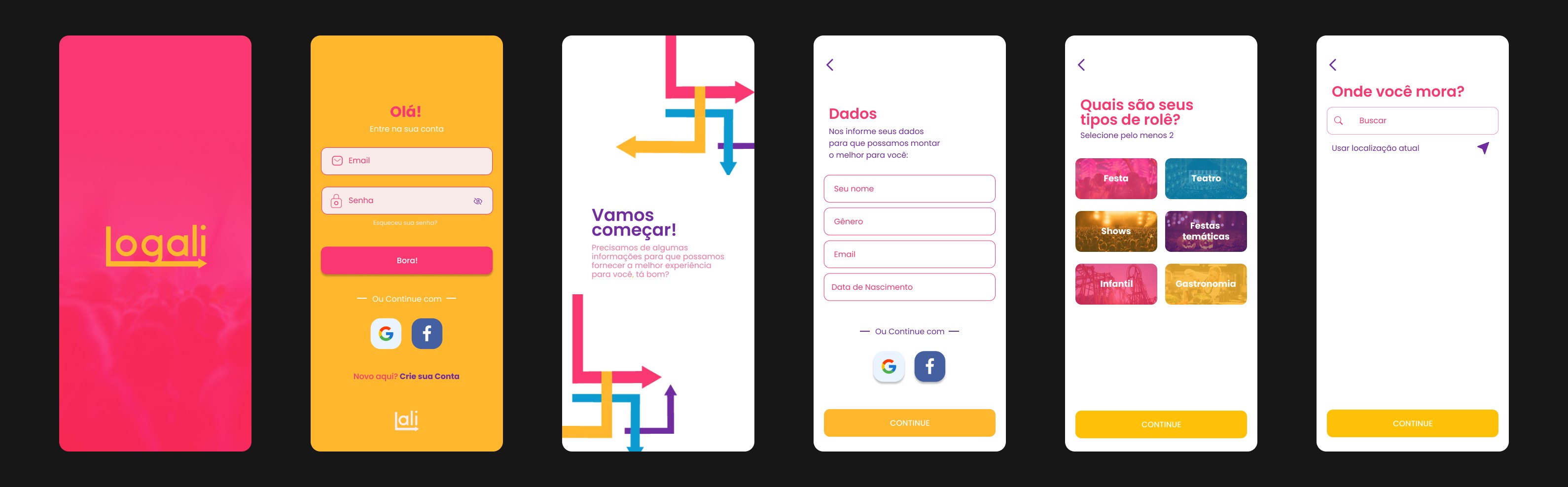 A screen for a desserts header website