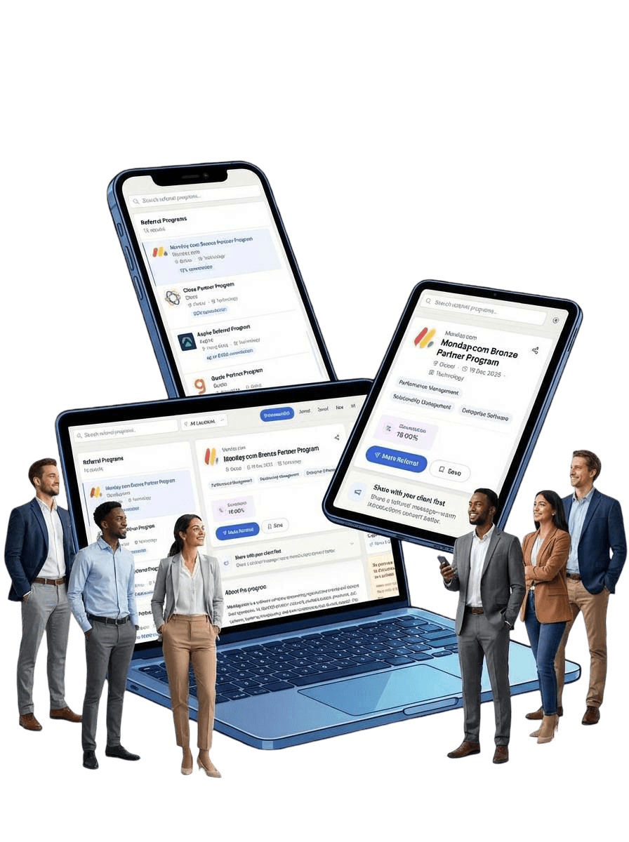 Expando AI™'s SaaS Partnership Platform provides partner recruitment, deal collaboration, deal tracking, and partner payouts