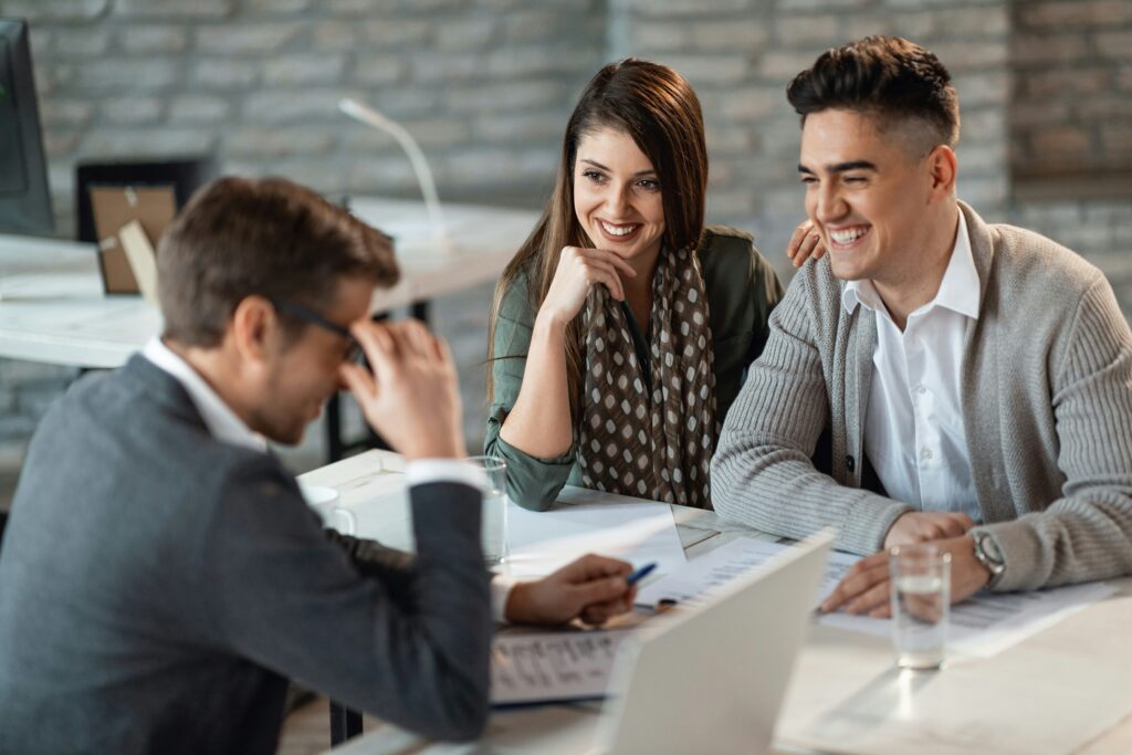 People Discussing Finances