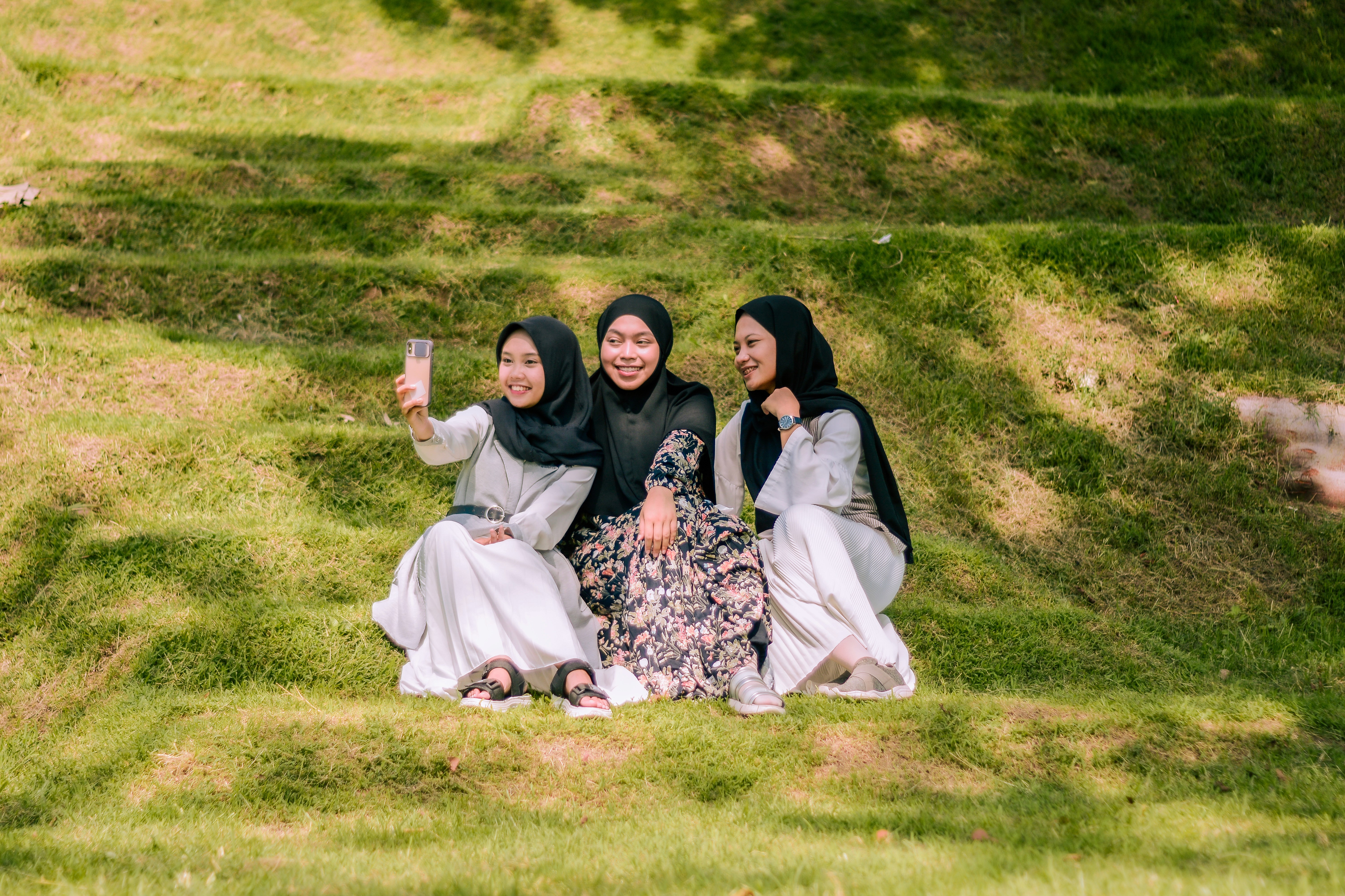 Julita, Silvy, Fira at Jember Mini Zoo
