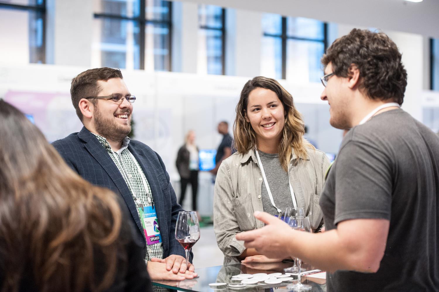 Networking at VRARGS, an event we produced for XR devs in Vancouver