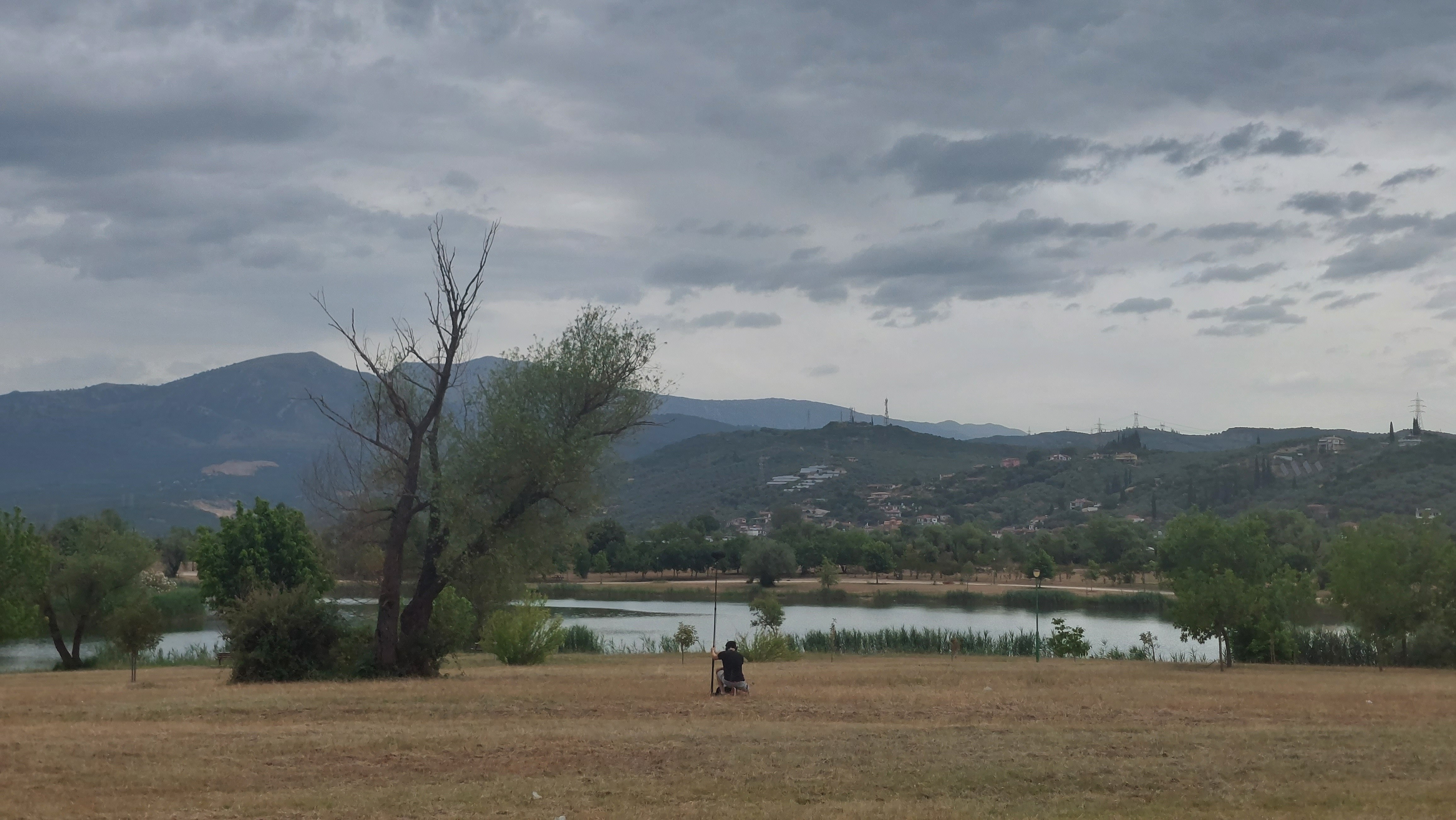 Location sound work by Manolis Makridakis during a film shoot in Greece