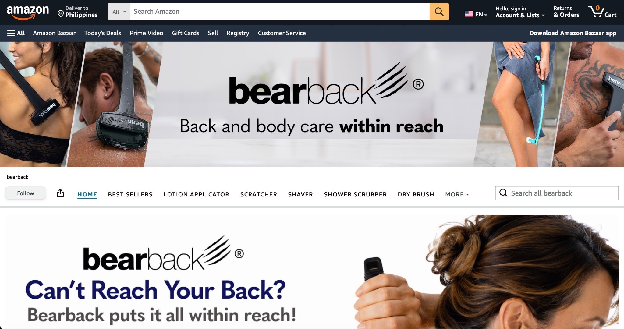 Sending shoppers to Storefront after clicking Amazon Sponsored Brands Video Ads