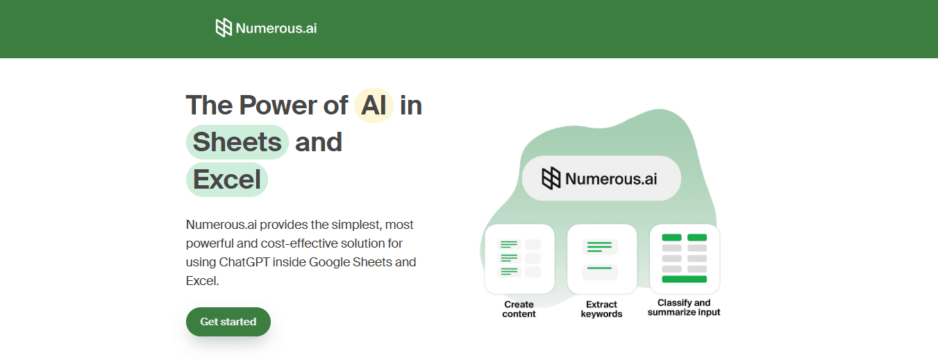 numerous - Financial Data Categorization Rules Examples