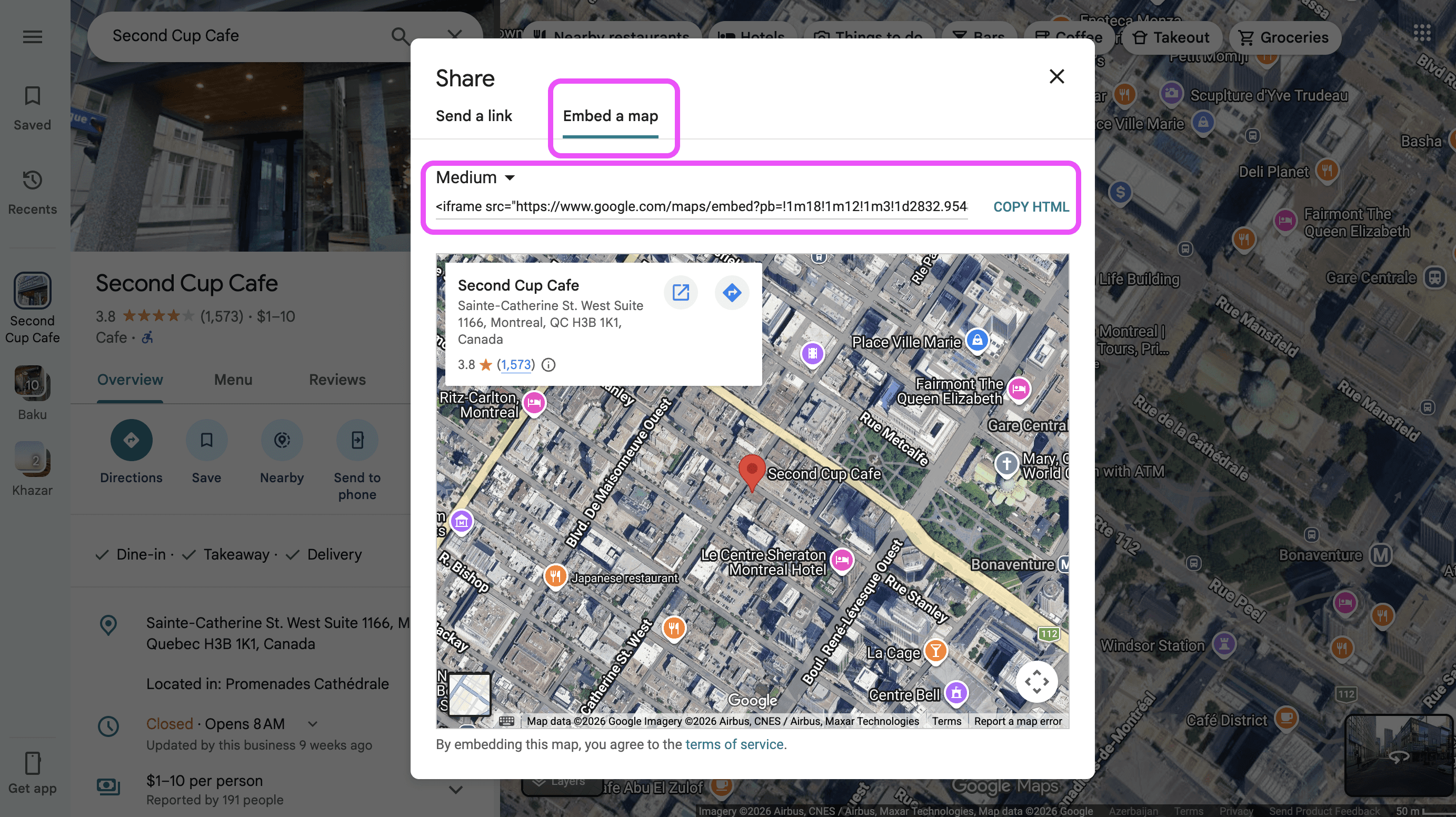 How to embed maps to a blog post in Shopify