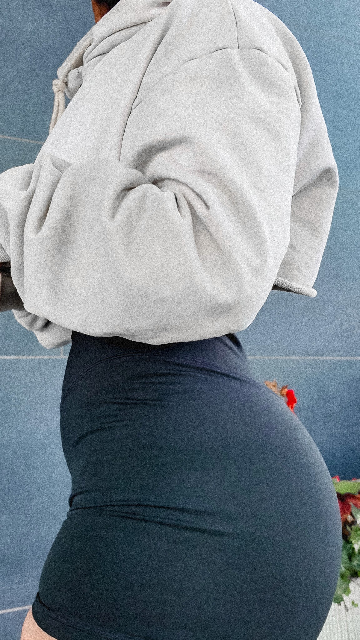 A runner with a blue sky in the background