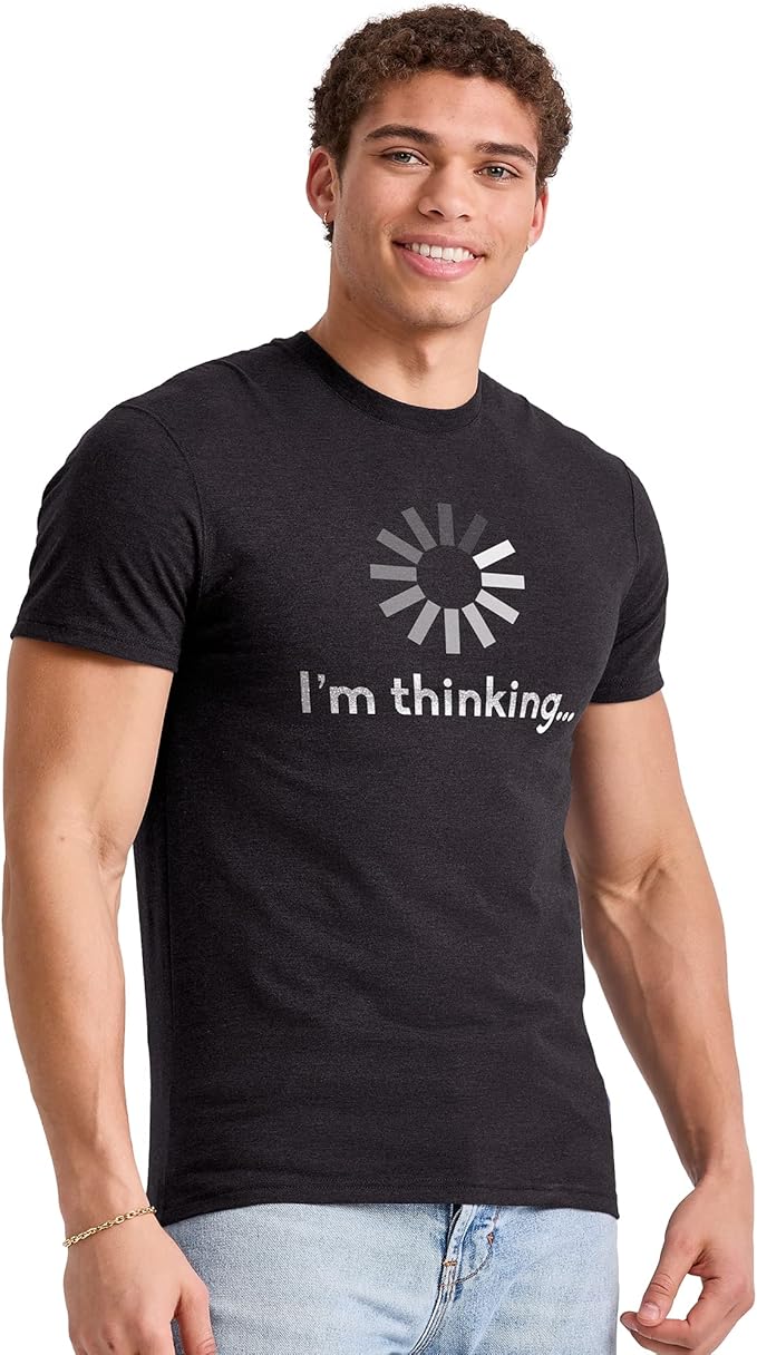 I'm Thinking Hanes Mens T-shirt