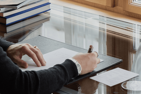 telescope pointed at water