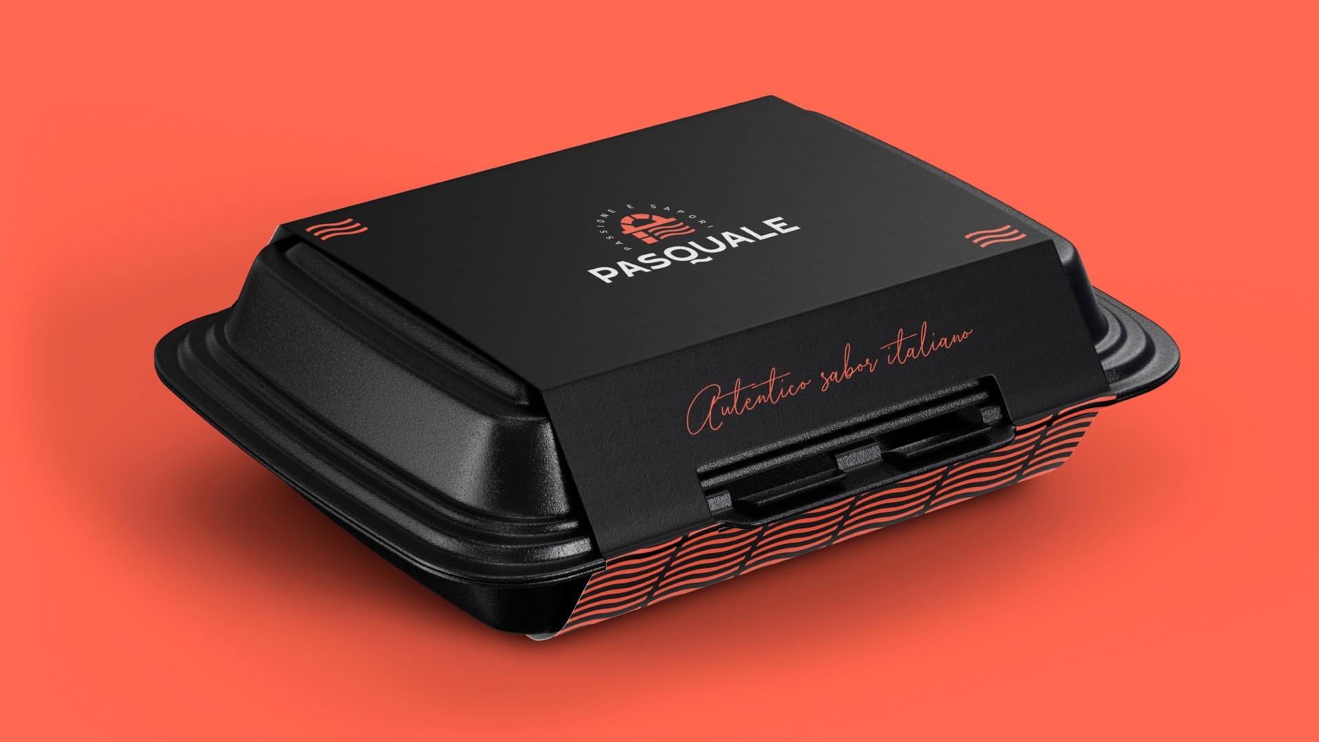 Papelería corporativa Pasquale diseñada por Lagom Studio Chile.