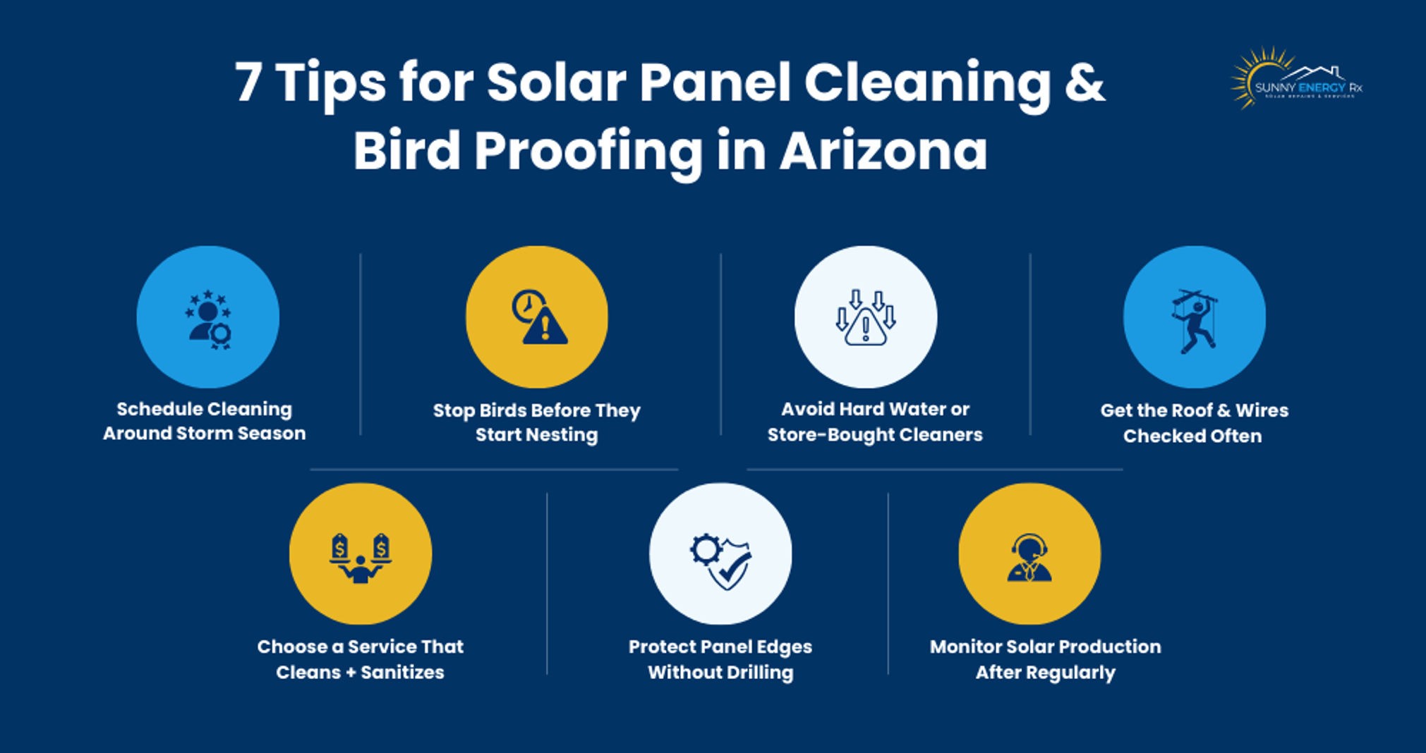 Tips for Solar Panel Cleaning and Bird Proofing in Arizona