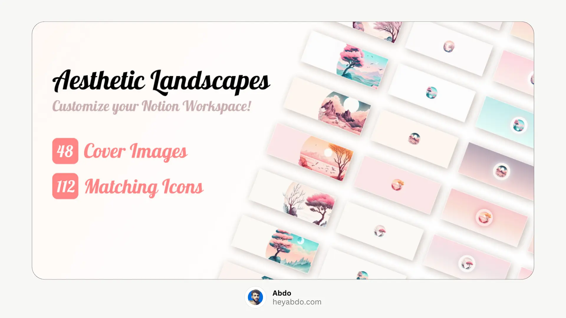 Aesthetic Landscape Notion Covers