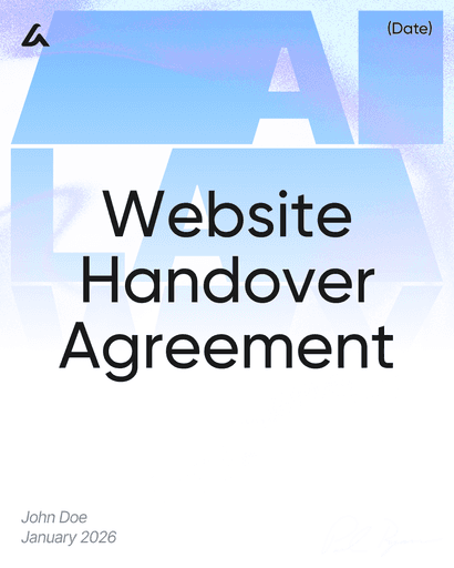 Website Handover Agreement
