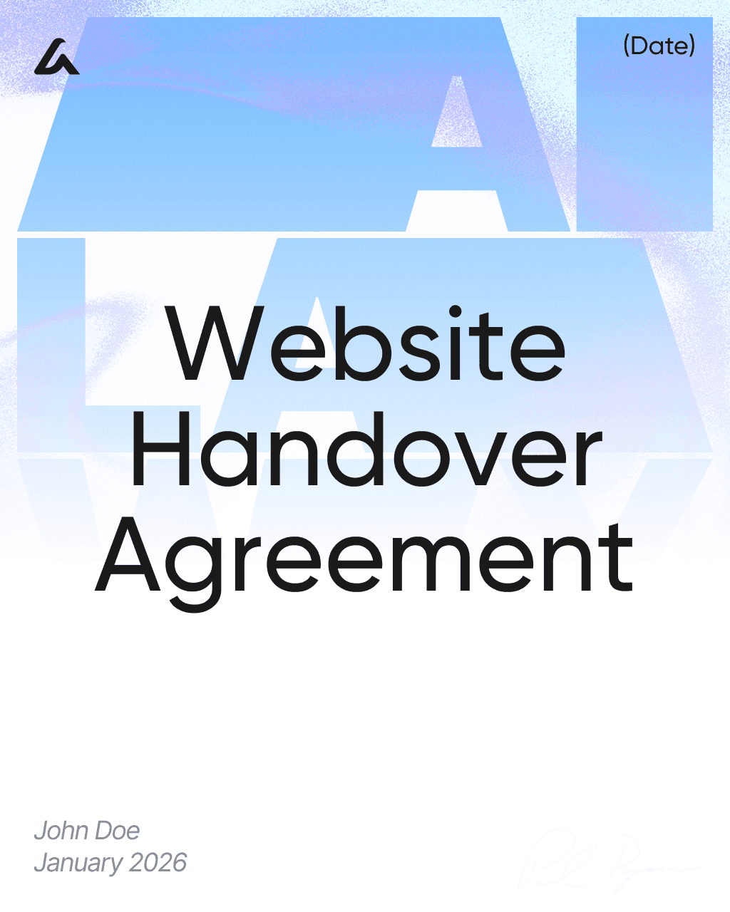 Website Handover Agreement