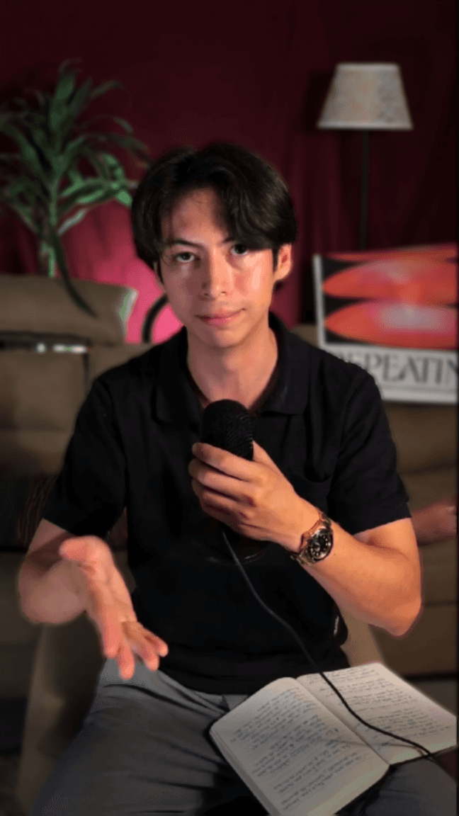 Portrait of portfolio creator – front view
