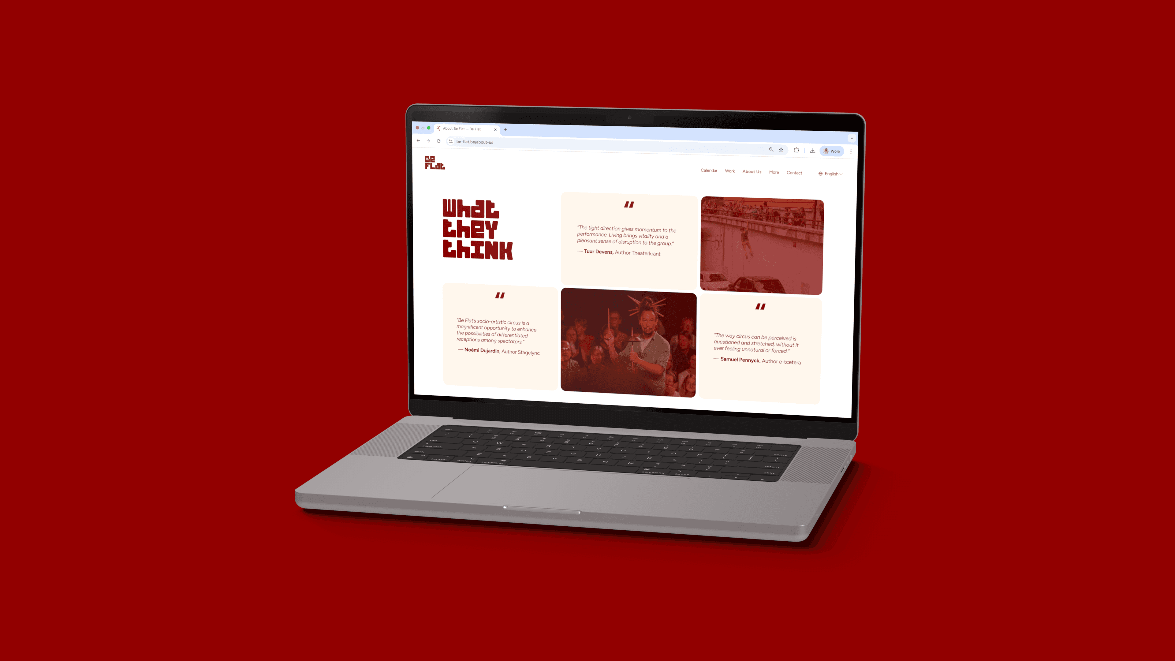 be flat website design