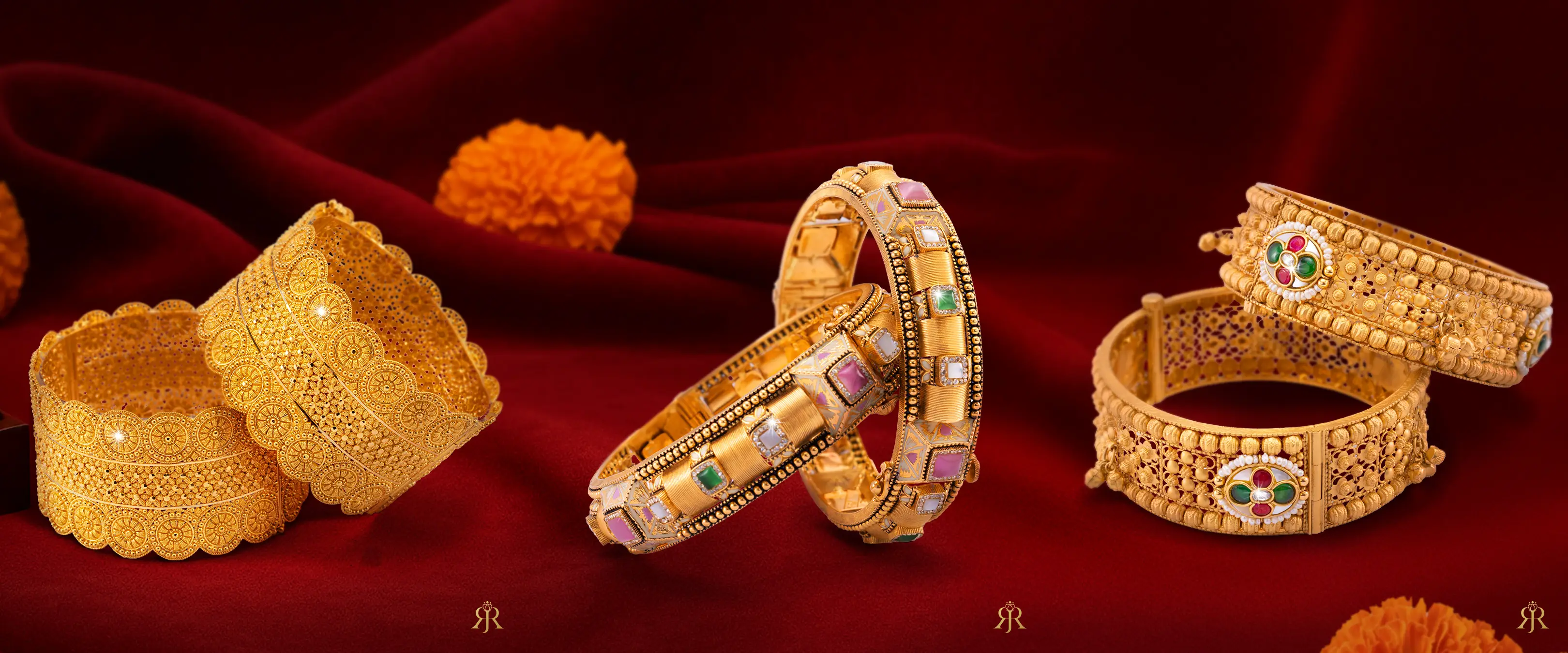 Branded social media graphics by Idea to Edit for Royal Jewelers Decatur — festive jewelry campaign