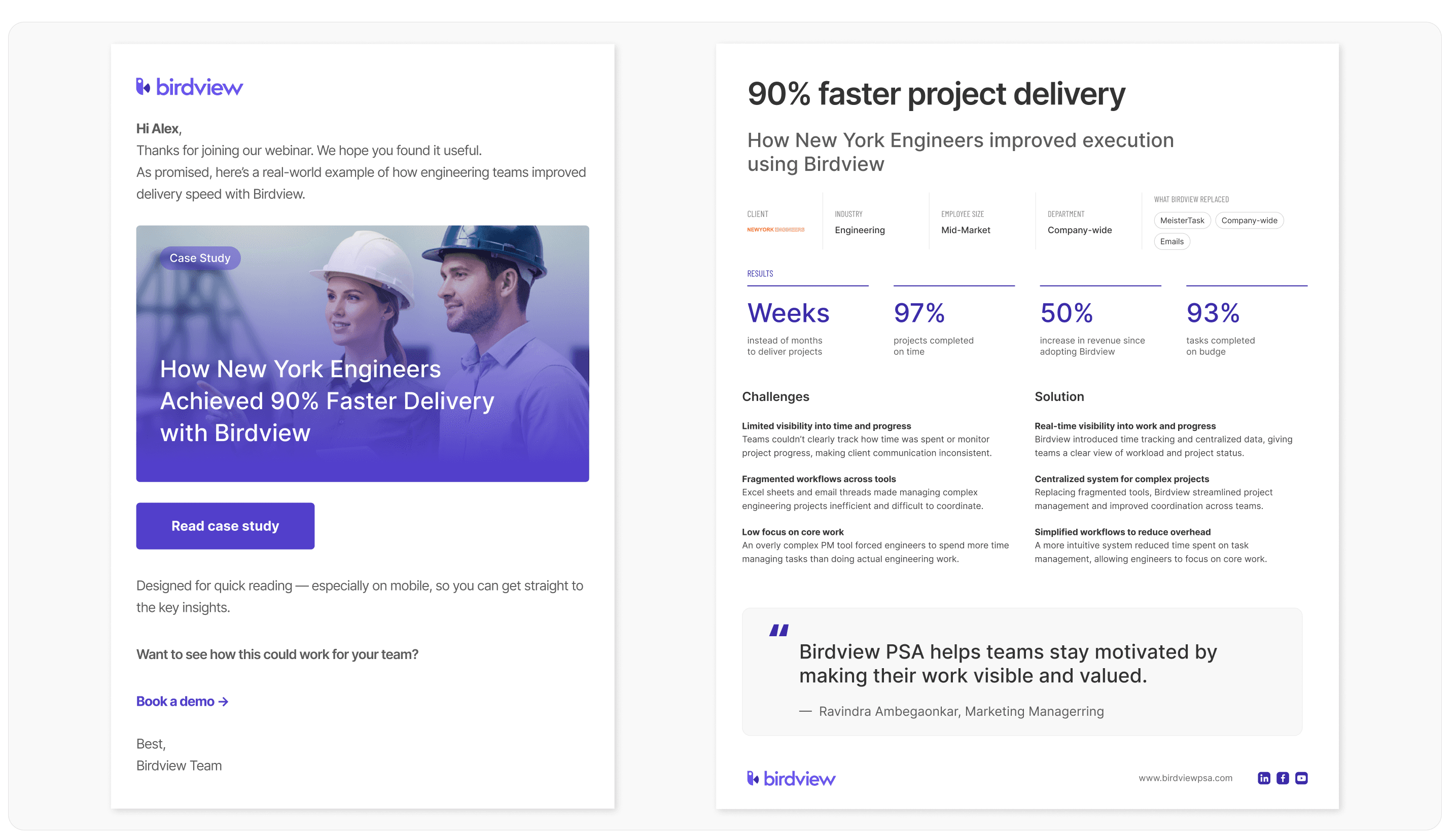 Laptop showing Bloomy UI