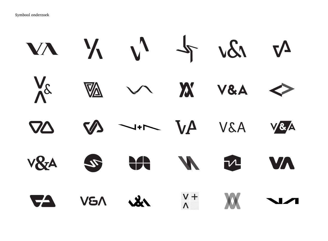 Ontwerp Brand Identity en Visuele Identiteit voor V&A Advocaten uit Rotterdam door Nederlands Freelance Brand en UX-UI Designer Michiel Nagtegaal uit Voorburg.