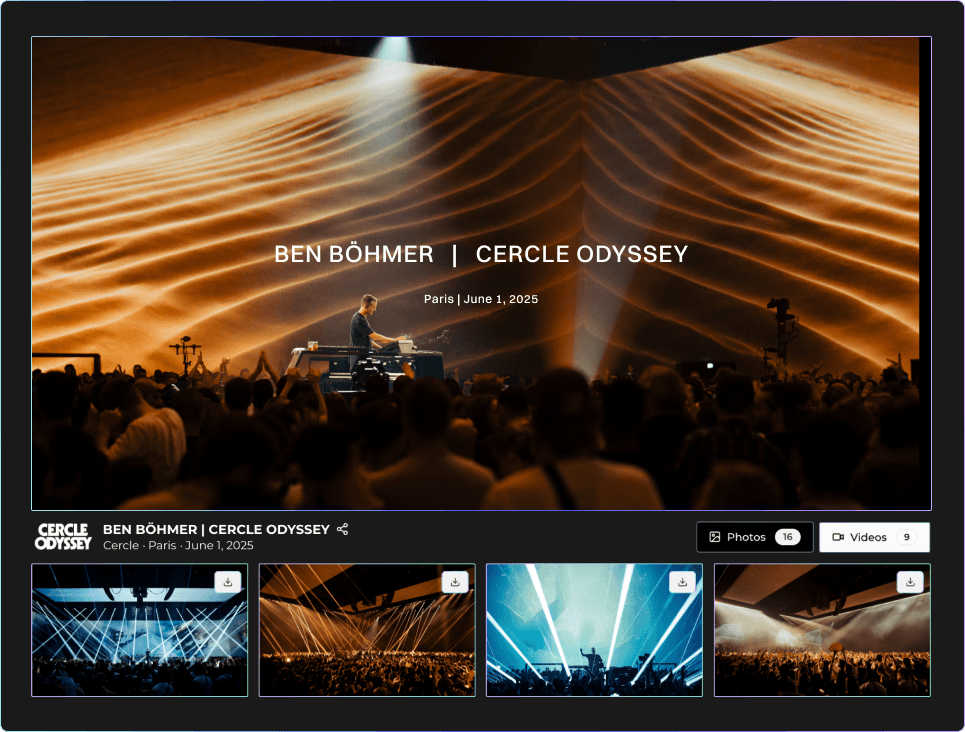 Drop Highlight gallery page