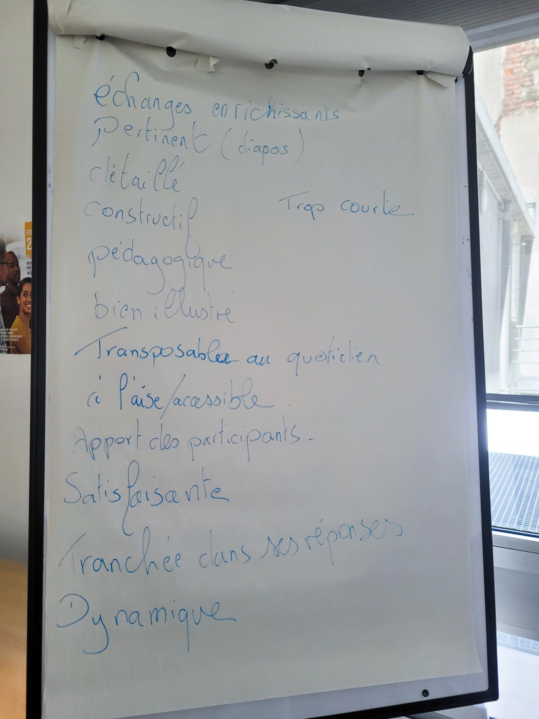 photo d'un tableau blanc
