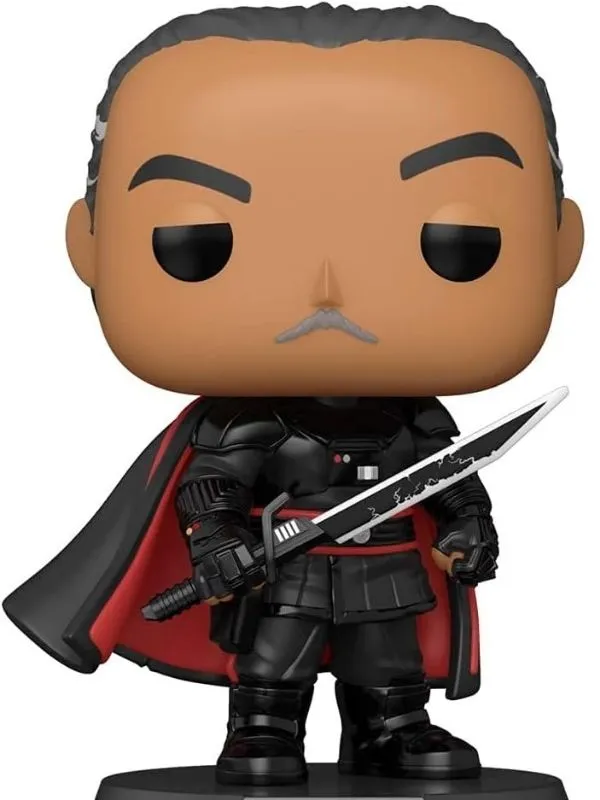 Funko Pop Moff Gideon exclusive, with glow-in-the-dark Darksaber.