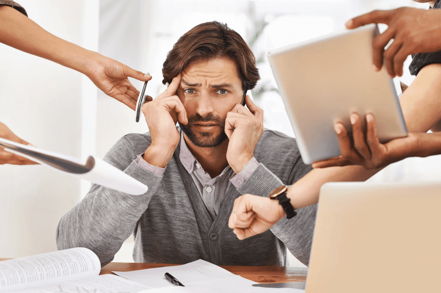 Overwhelmed Amazon seller struggling with multiple manual PPC management tasks and competing demands