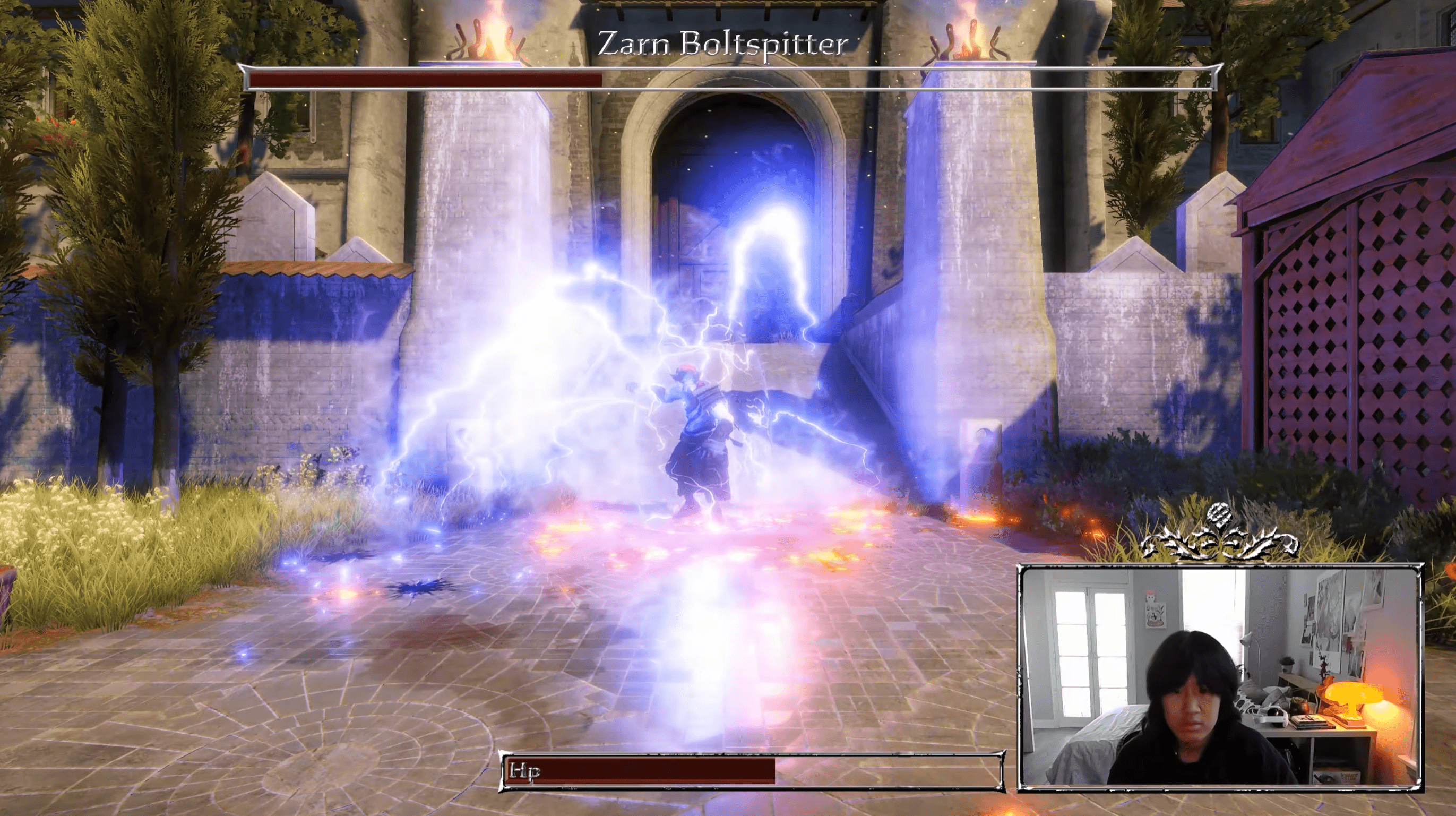 Tablet showing Bloomy UI