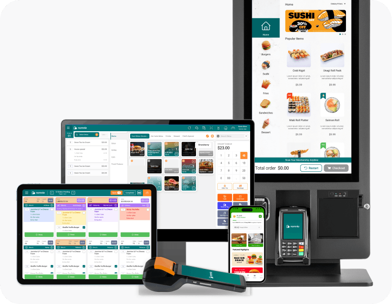 all in one pos with kiosk and kds go from abacus