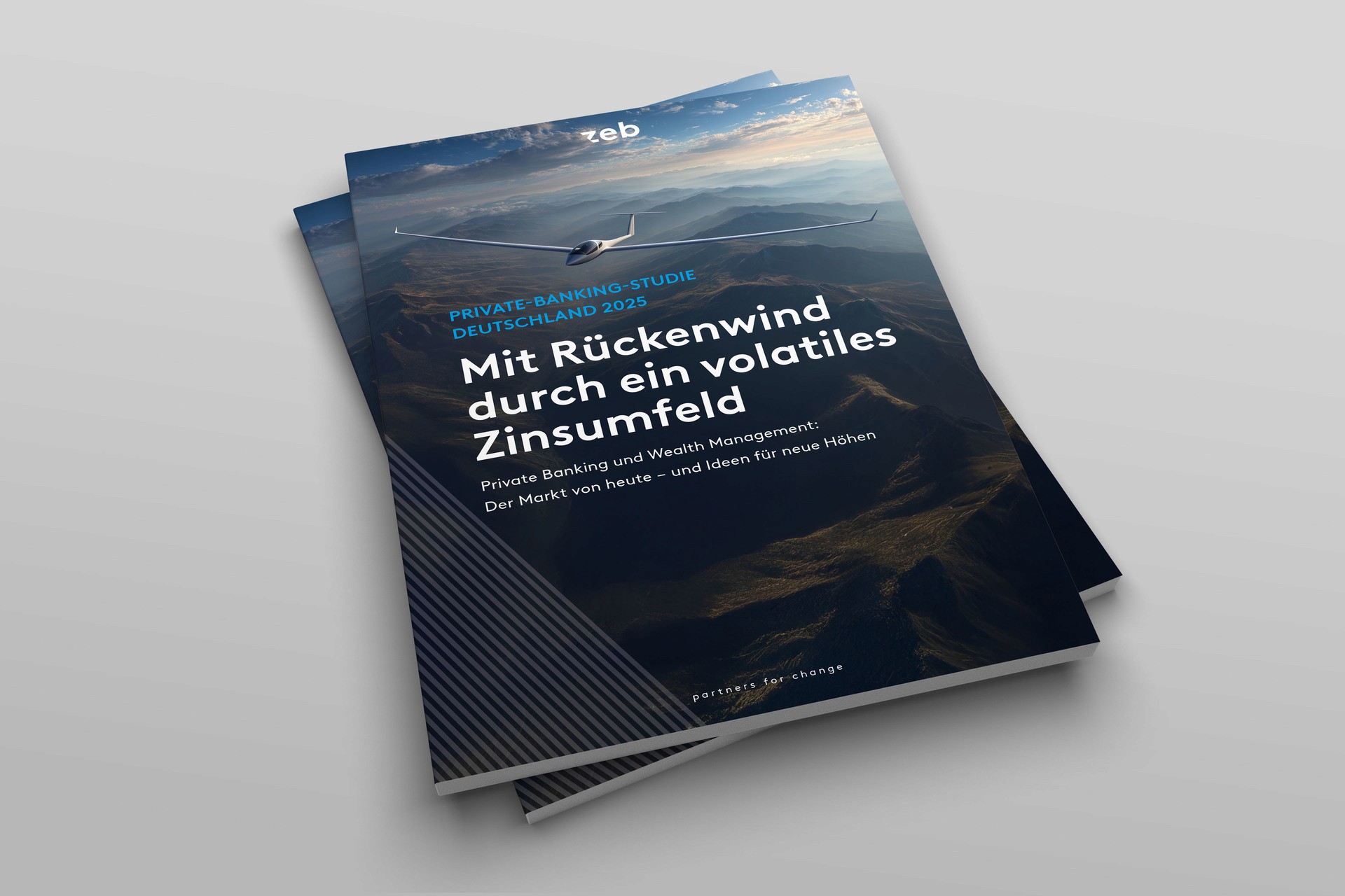 Mockup Private Banking Studie 2025 in Österreich