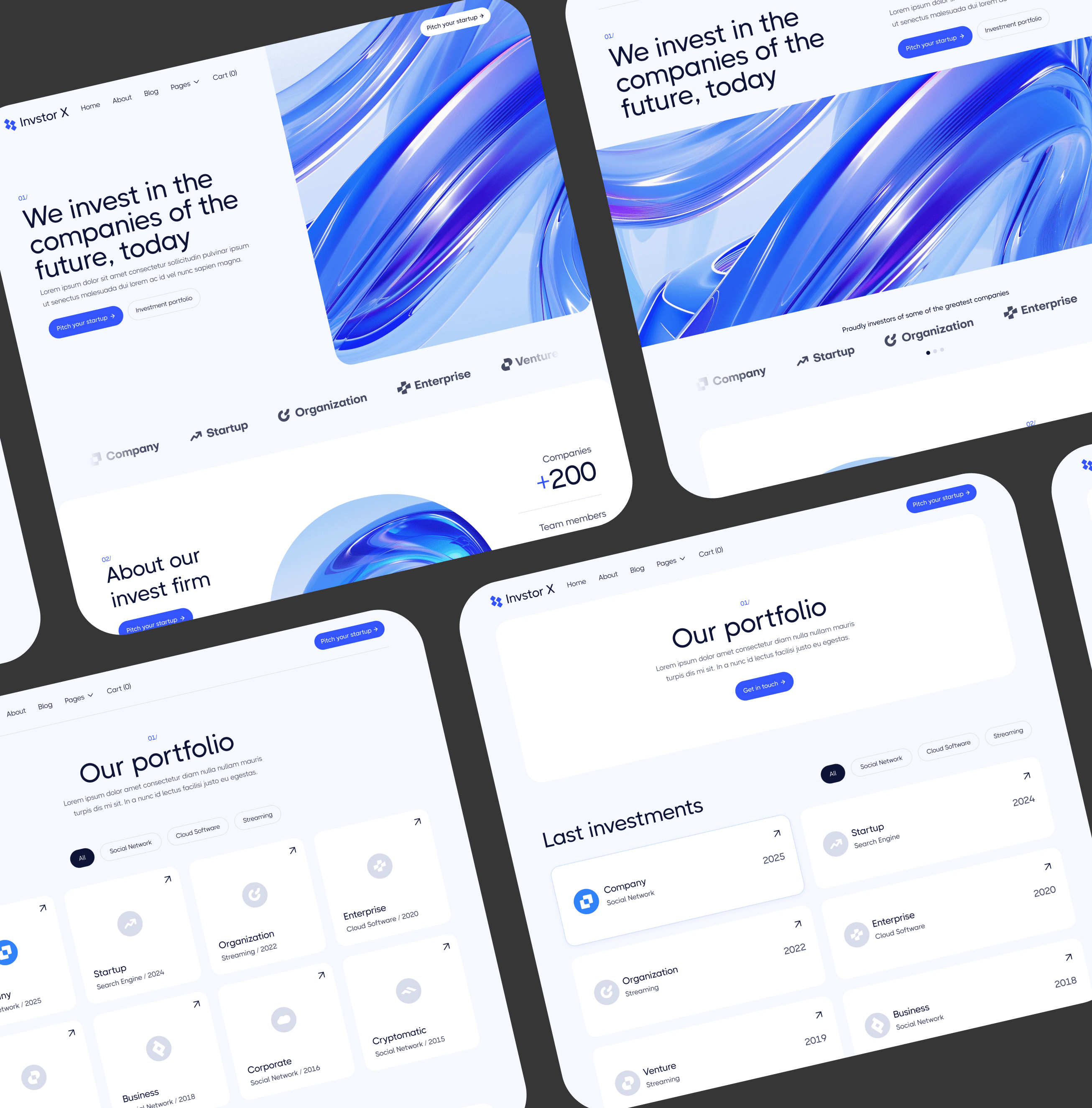 Invstor X - Buy Now On Framer - Investment Firm Framer Template