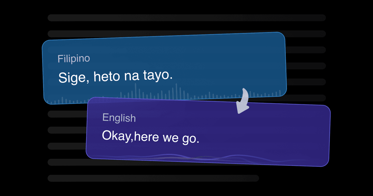 Vozo's AI video translator showing context-aware Spanish translation