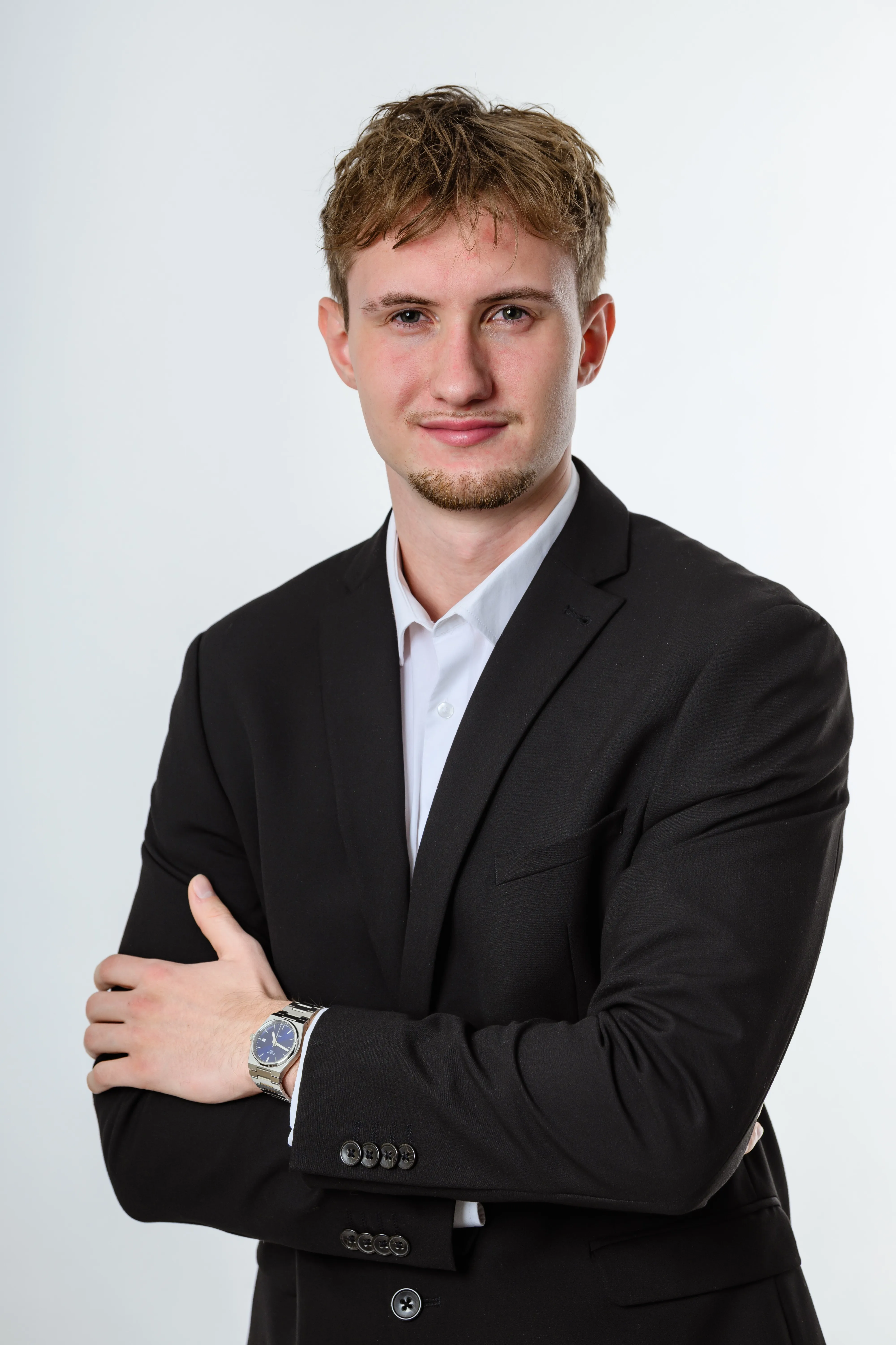 Portrait of portfolio creator – front view