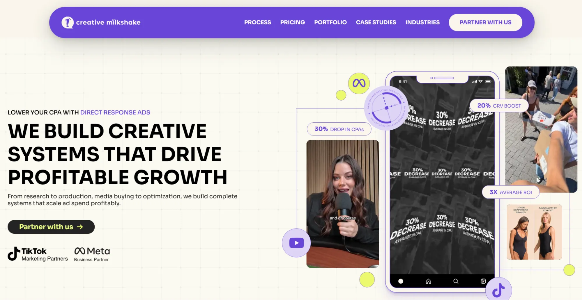 Top TikTok Agency - Creative Milkshake