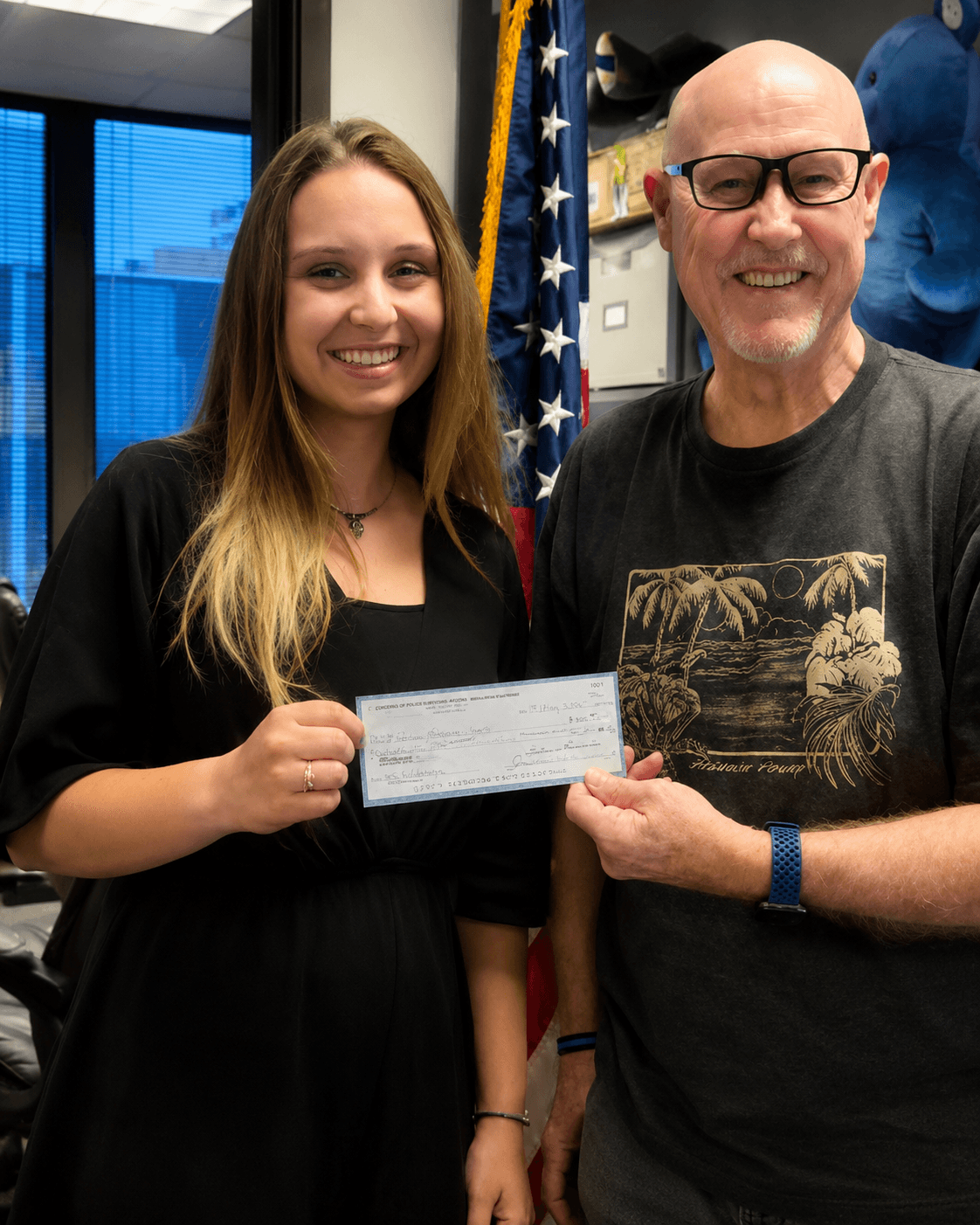 Female scholarship recipient of COPS AZ
