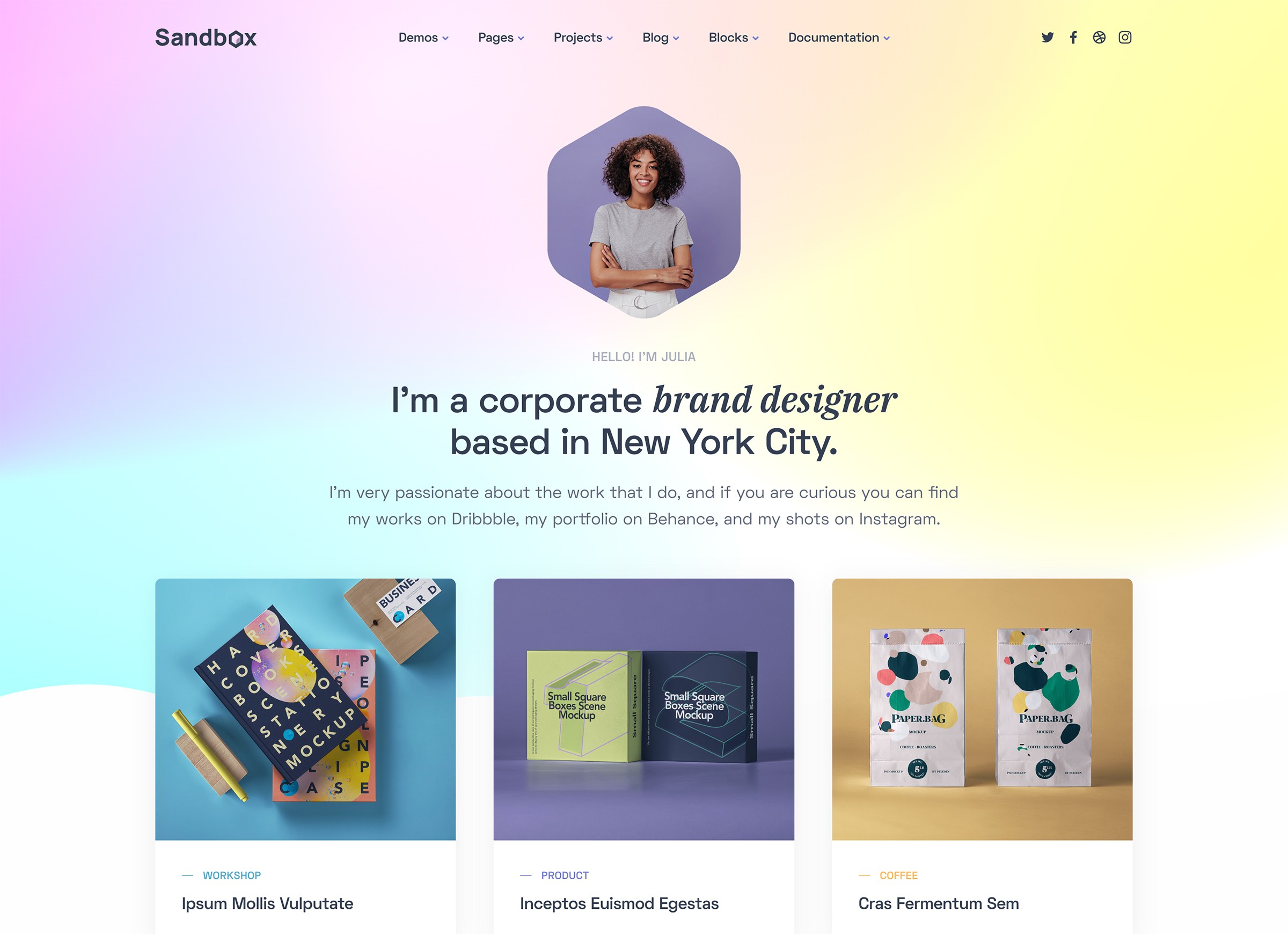 I'm a corporate brand designer