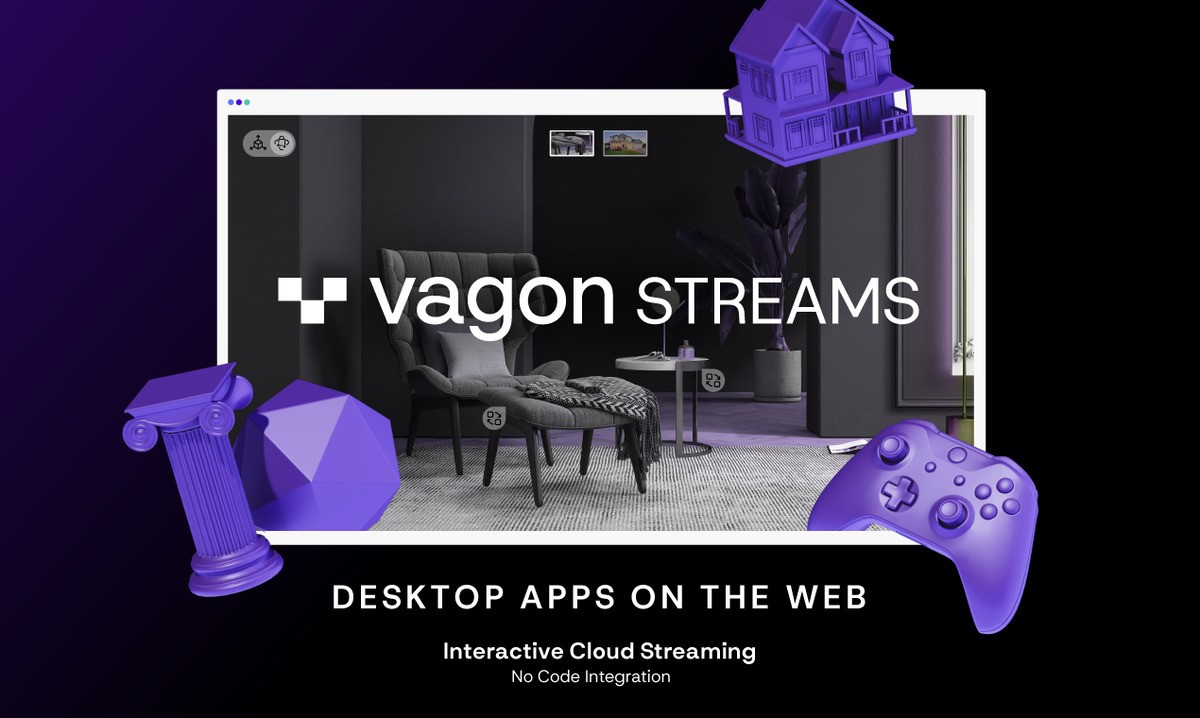 As a cloud-based and code-free hosting platform, projects can be reviewed in real time without the need for specialized tools and equipment with Vagon Streams. Just upload your Unreal Engine files or videos via the Vagon Streams platform and easily collaborate with your team wherever they are in the world.