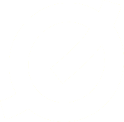 White logo mark of three stacked horizontal rounded bars on a black background.
