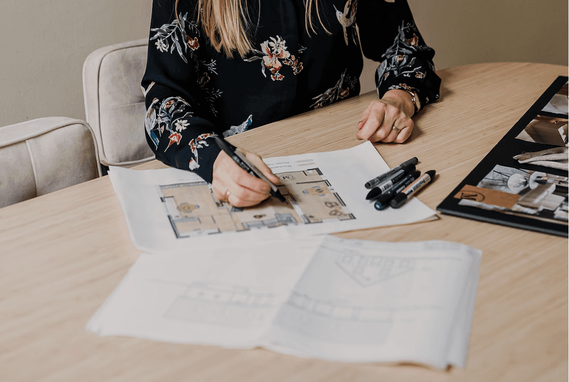 an abstract painting of a brown and black swirl