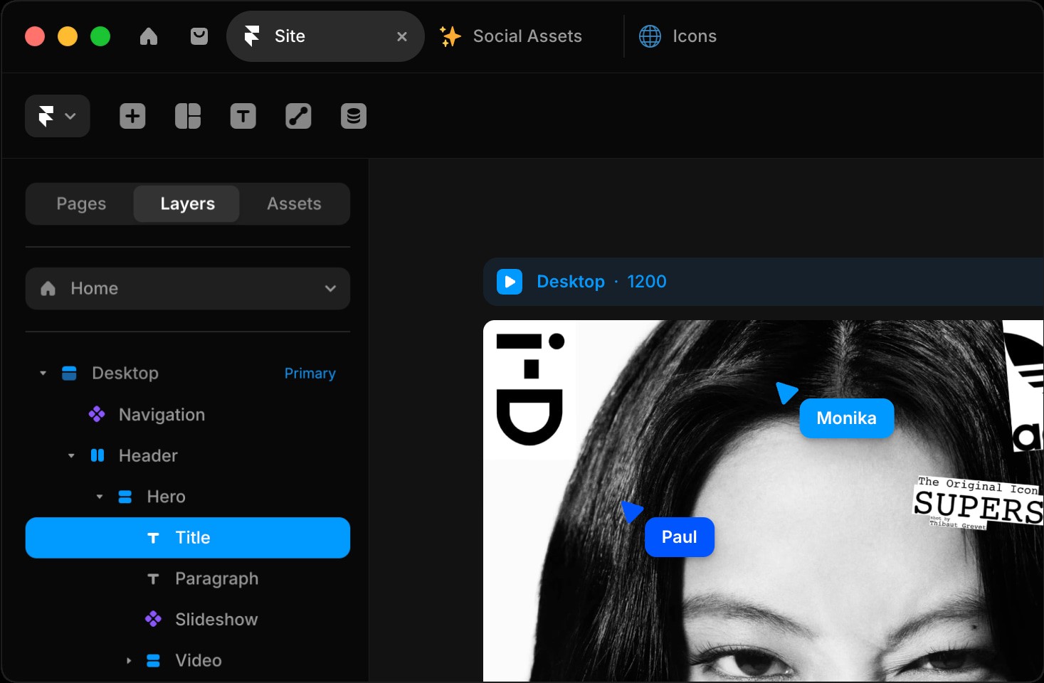Collaboration in Framer